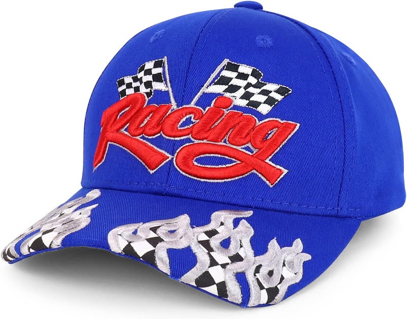 Armycrew XS Child Size Car Racer Baseball Cap - Image 1